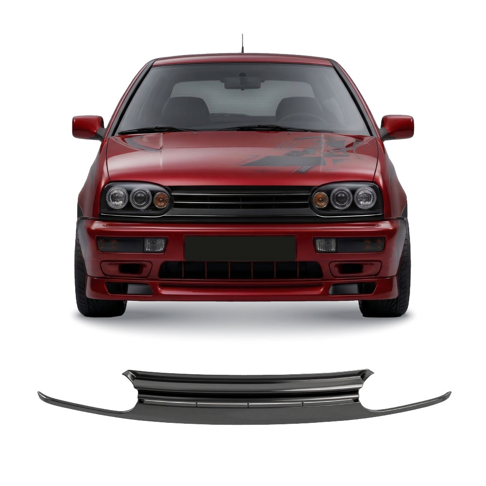 GOLF 3 1992-1998 DEBADGED GRILL BLACK-GG32