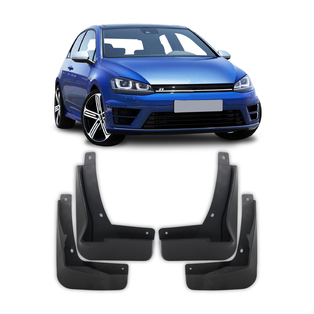 GOLF 7 RLINE ONLY MUDFLAPS 4 PIECE SET-MFVWG77R