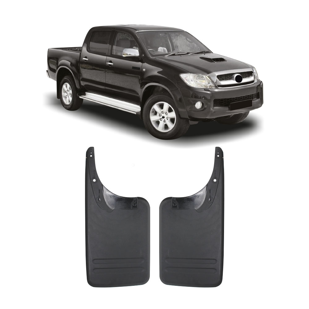 HILUX 2005+ D4D 2 PIECE LONG REAR MUDFLAPS-MFTOYB2L