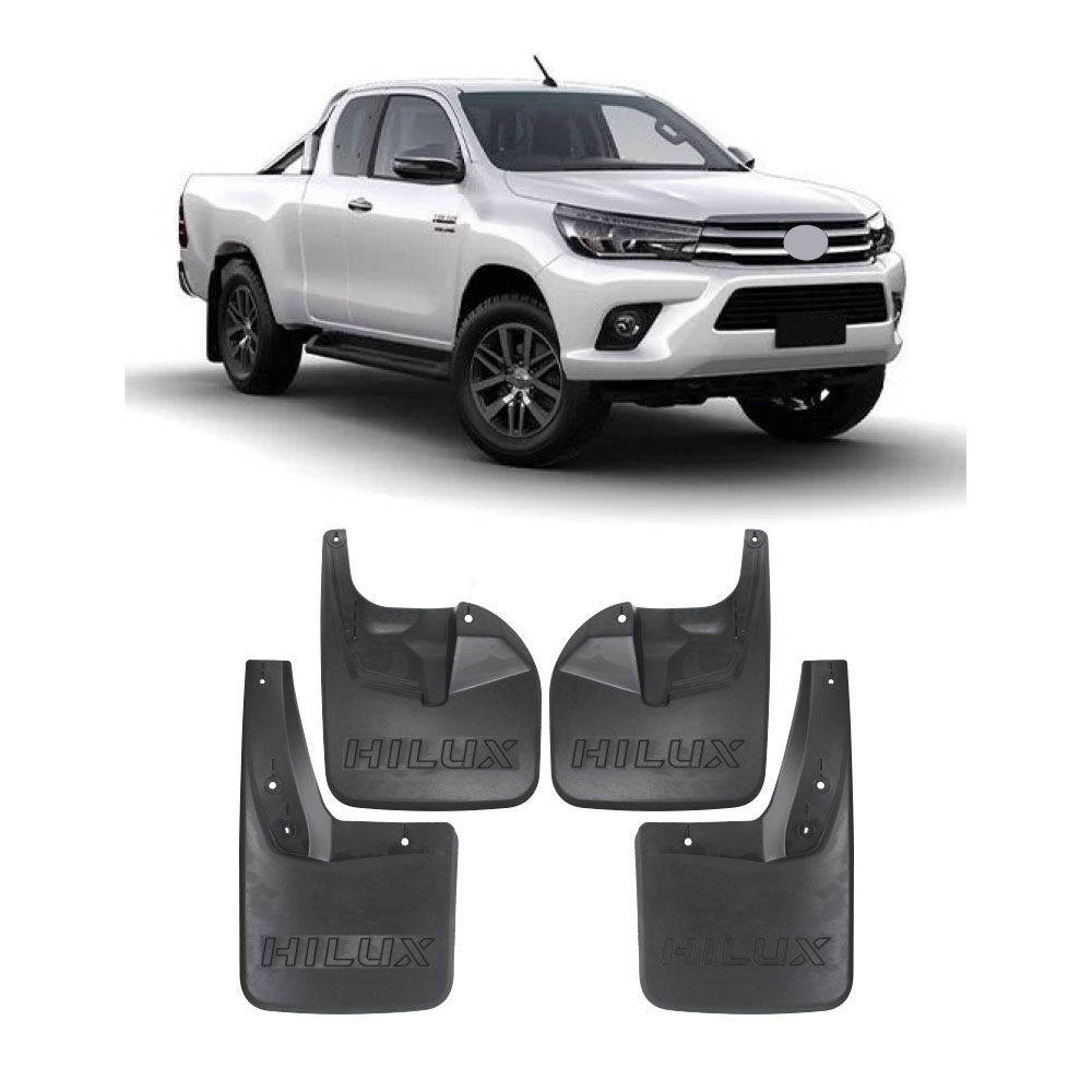 HILUX REVO GD6 2016+ MUDFLAPS 4 PIECE SET-MFTOYB2REVO