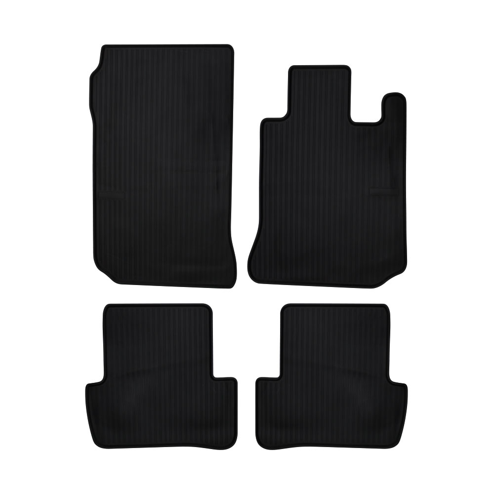 MERCEDES W204 + W205 LATEX FITTED MATS 4 PIECE SET-MATSLMERC