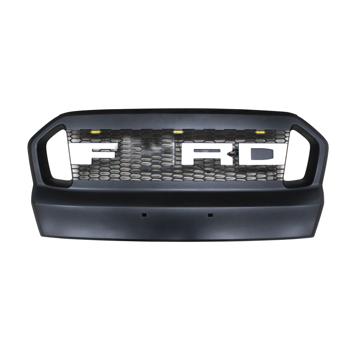 SUITABLE TO FIT 2016-FORD-RANGER-GRILL-BULL-NOSE-HONEYCOMBE-WITH-3X-LED