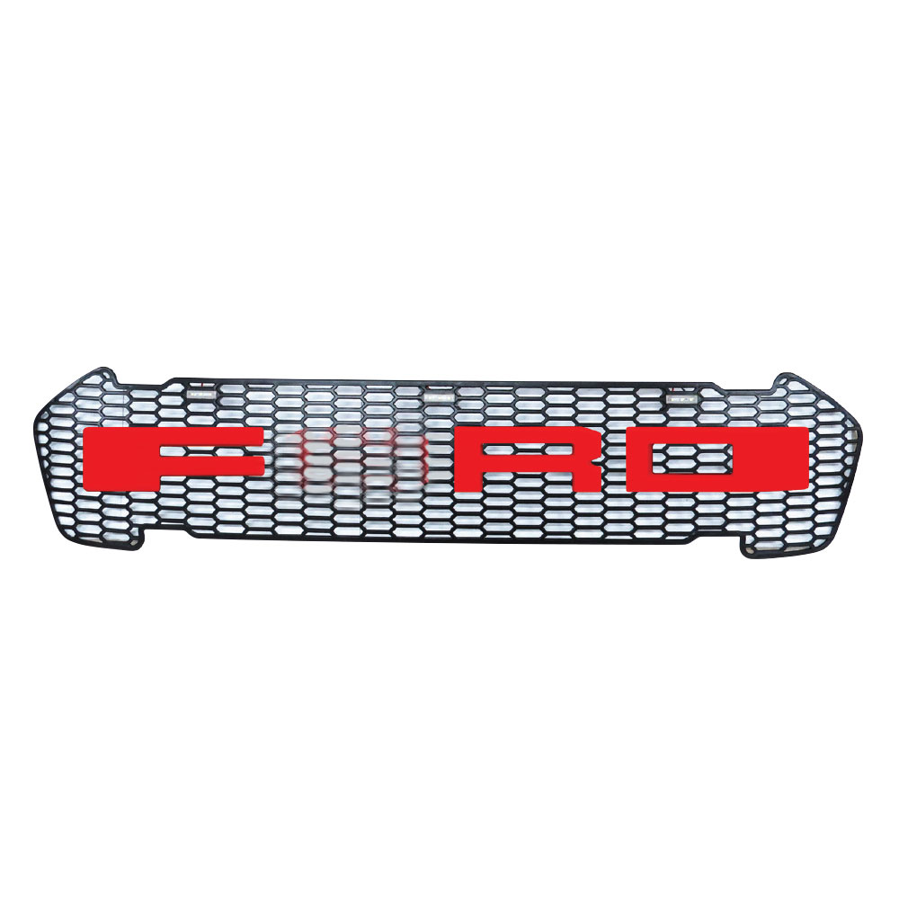 SUITABLE TO FIT RANGER-2016+-RED-LED-GRILL