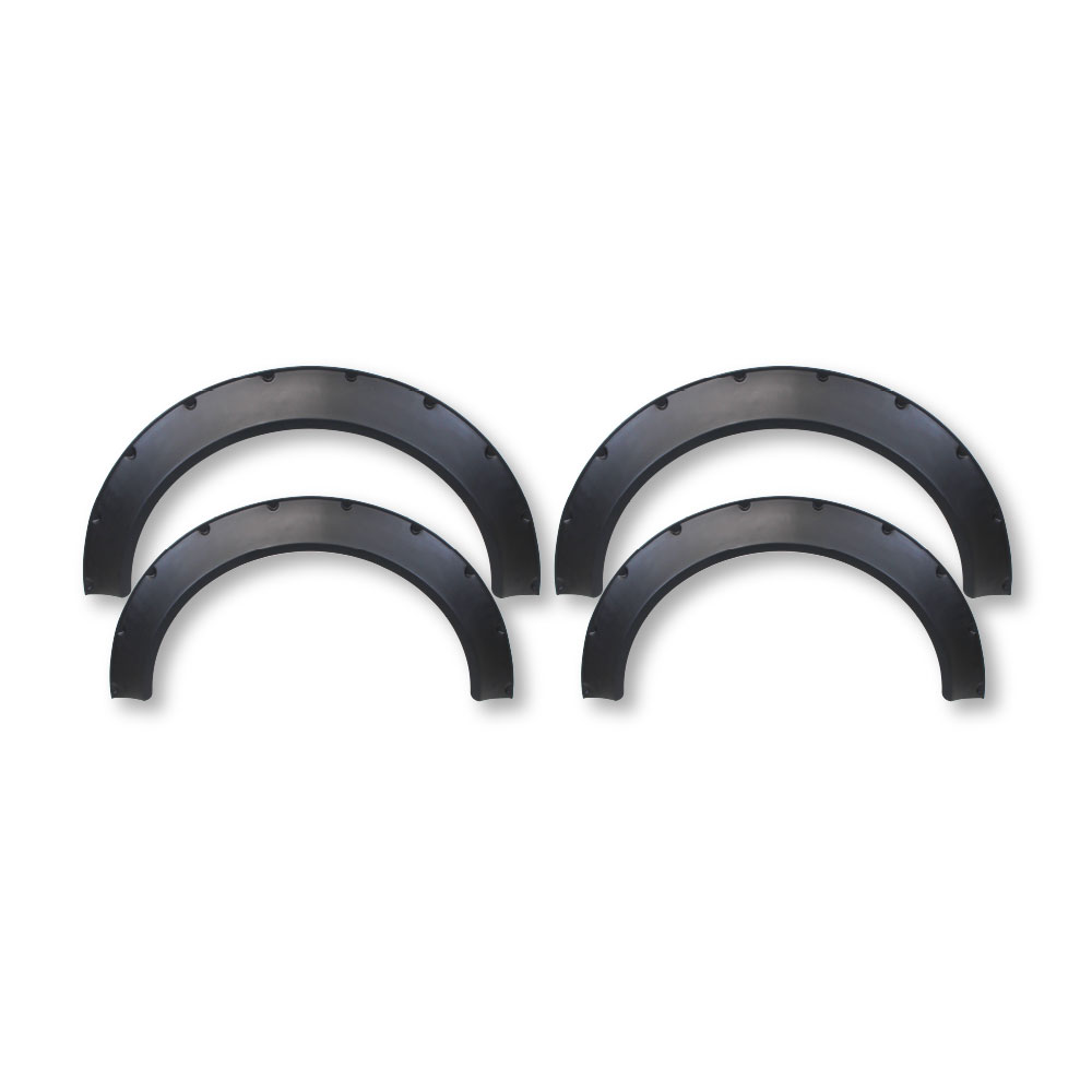 UNIVERSAL BROAD PLASTIC WHEEL ARCHES 83CM 4 PIECE BLACK-TM803GM