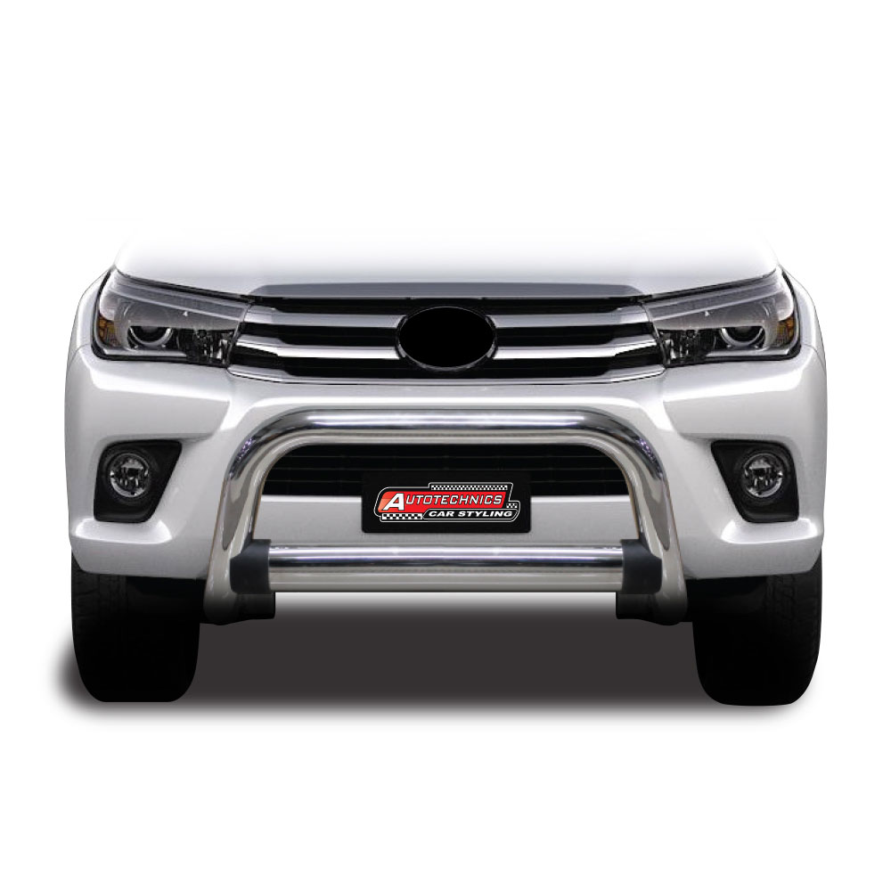 HILUX REVO 2016+ 3 INCH CHROME NUDGE BAR-NBBKTOY15