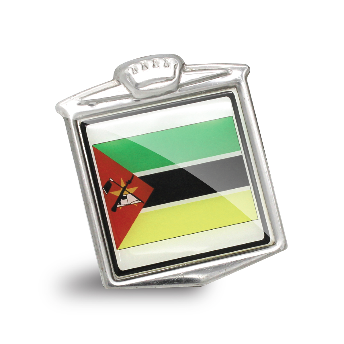 MOZAMBIQUE FLAG GRILL BADGE