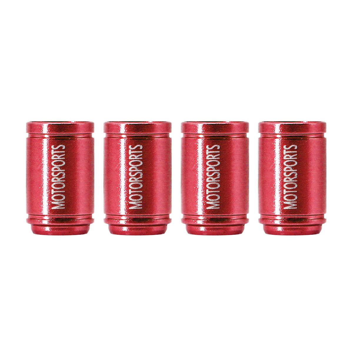 RED MOTORSPORT VALVE CAPS