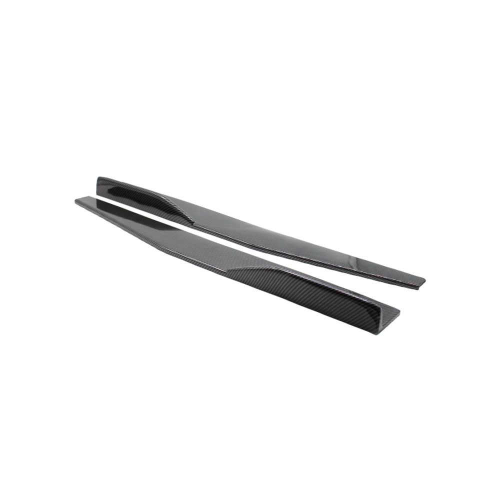 UNIVERSAL SIDE SKIRTS TYPE B SMALL UPTURN 75CM GLOSS CARBON-SSTYPEACARBONB