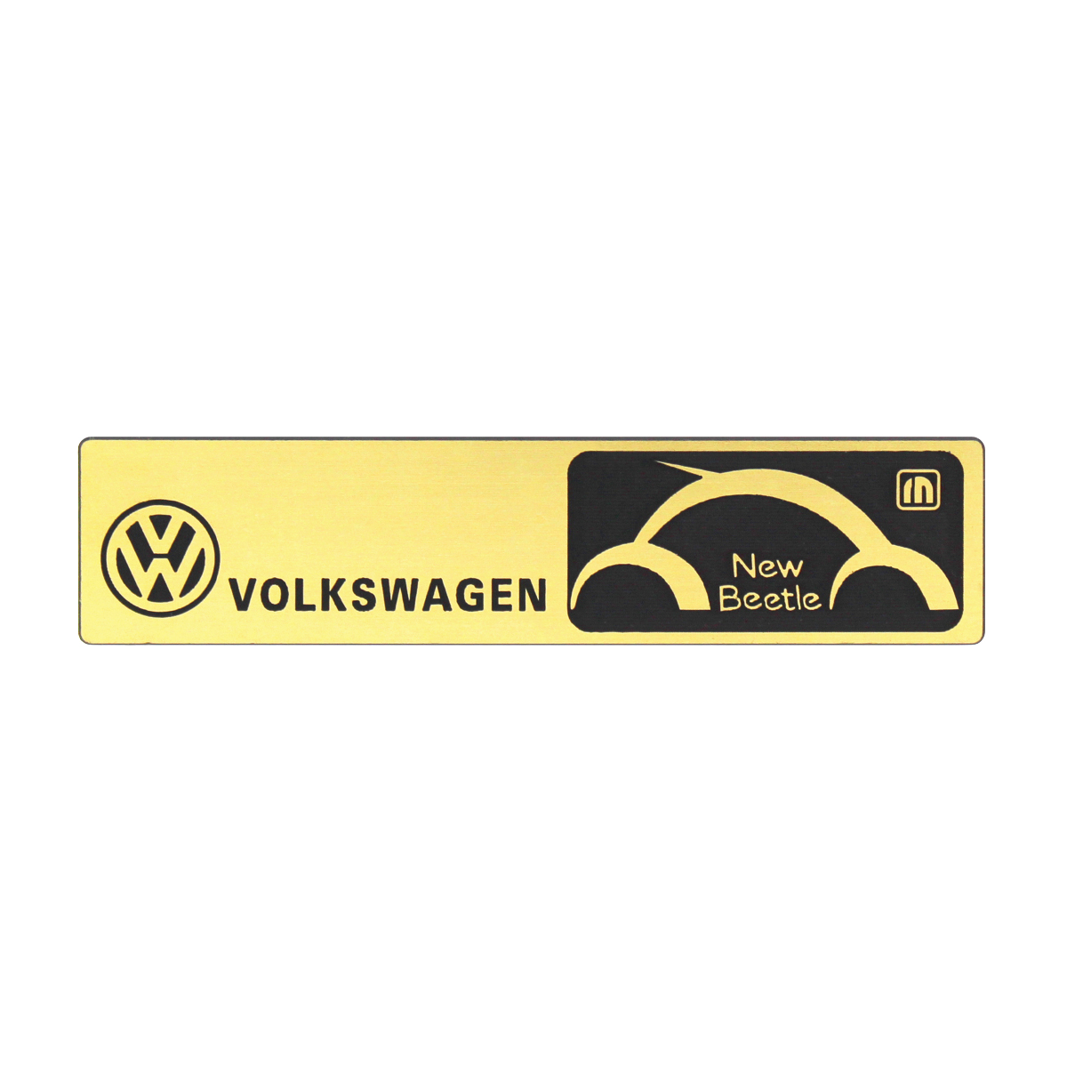 VW BEETLE GOLD BADGE