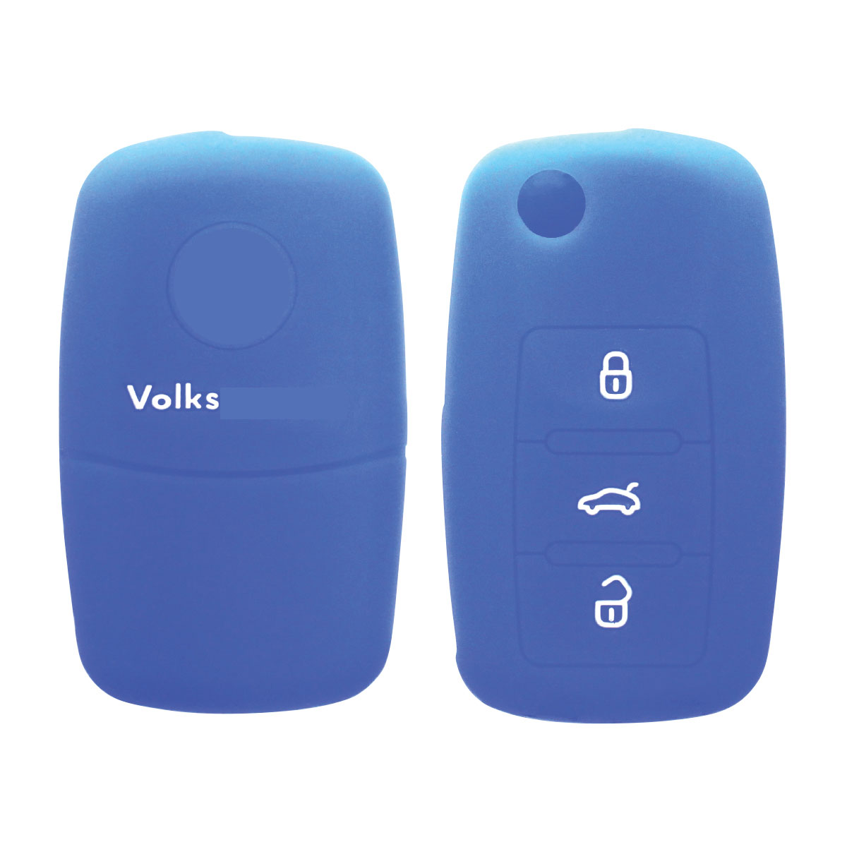 VW-POLO-MK3-BLUE-SILICONE-KEY-FOB-NO-LOGO-KEYPOUCHVW3BL