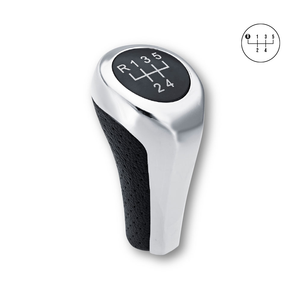 BMW E SERIES 5 SPEED GEAR KNOB SILVER-GEARKNBMWS5SP