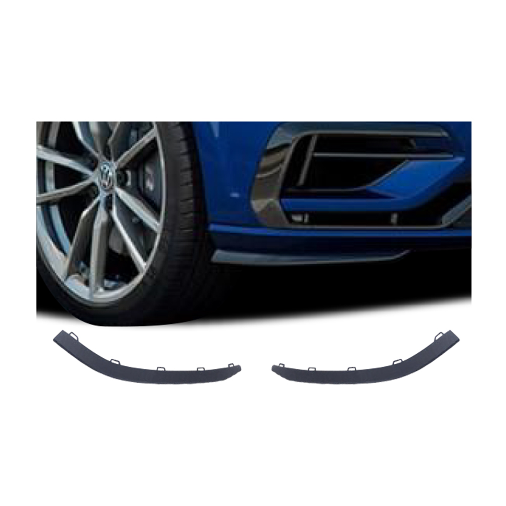 GOLF 7.5 R OE BUMPER SPLITTER 2 PIECE BLACK-PFSP914GTI