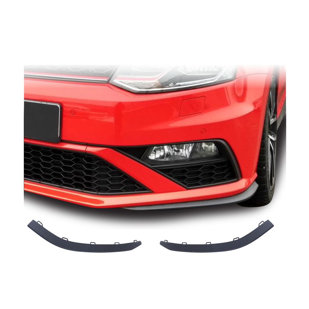 POLO 2015 GTI OE BUMPER SPLITTER 2 PIECE BLACK-PFSP915GTI