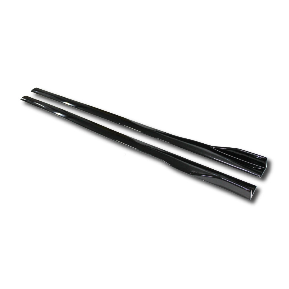 UNIVERSAL 1 PIECE BIG UPTURN SIDE SKIRTS 2M GLOSS BLACK-SIDESKIRTPA1