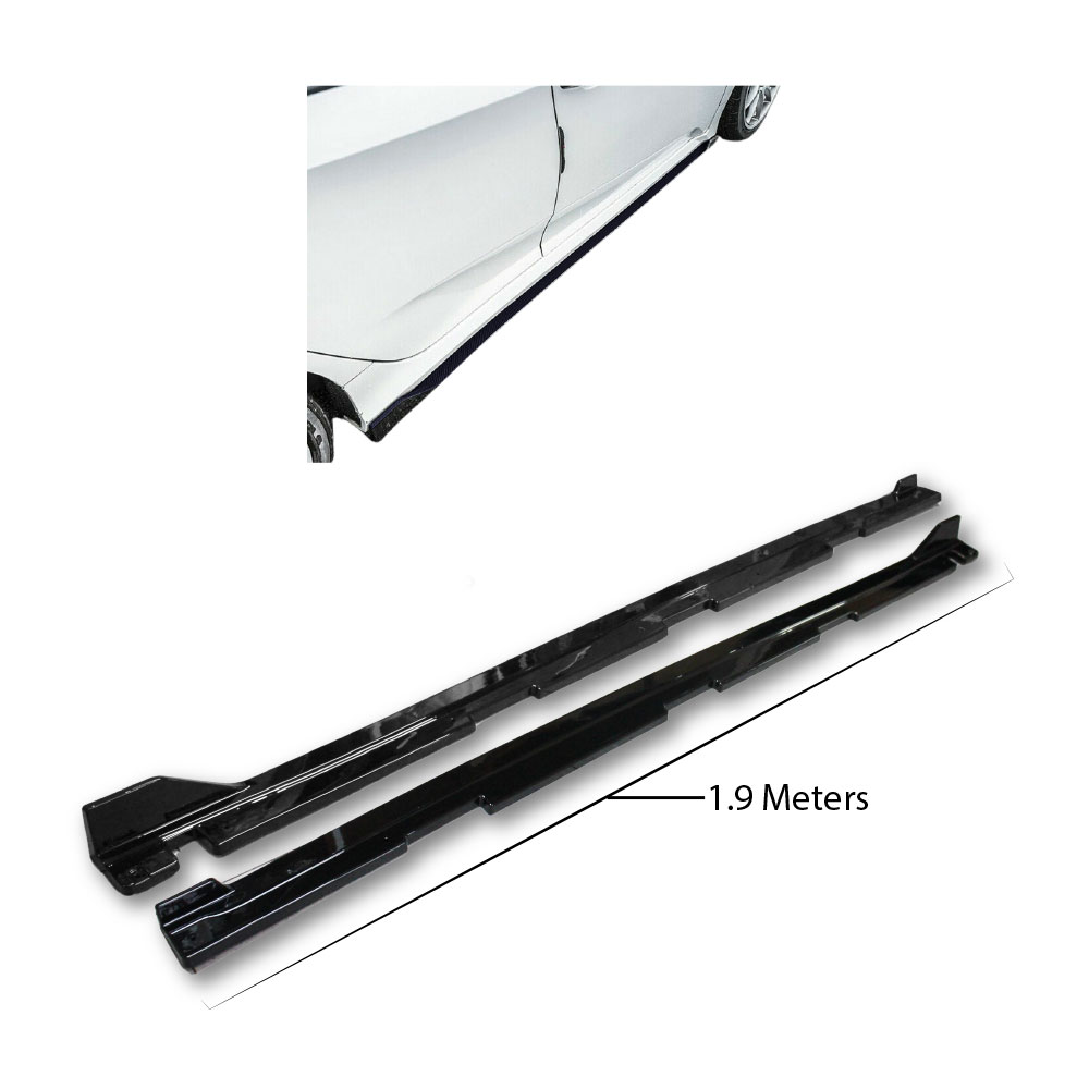 UNIVERSAL TCR STYLE SIDE SKIRTS 1.9M GLOSS BLACK-SIDESKIRTP