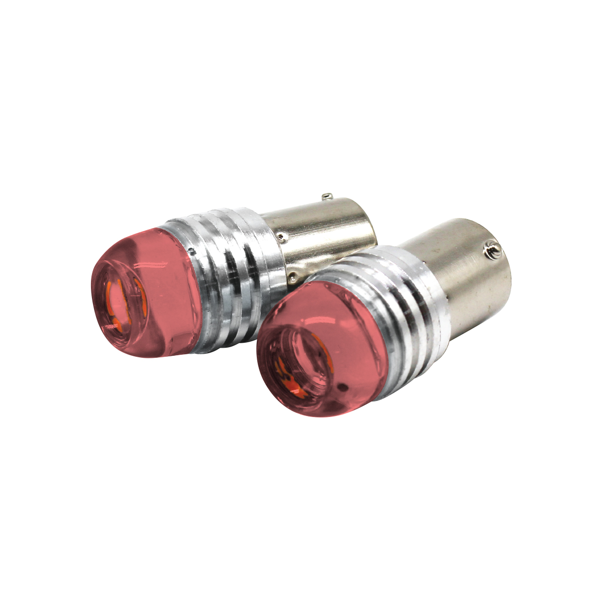 DOUBLE & SINGLE CONATCT 3 LED RED FLASHING BULBS-1156-3-R-F