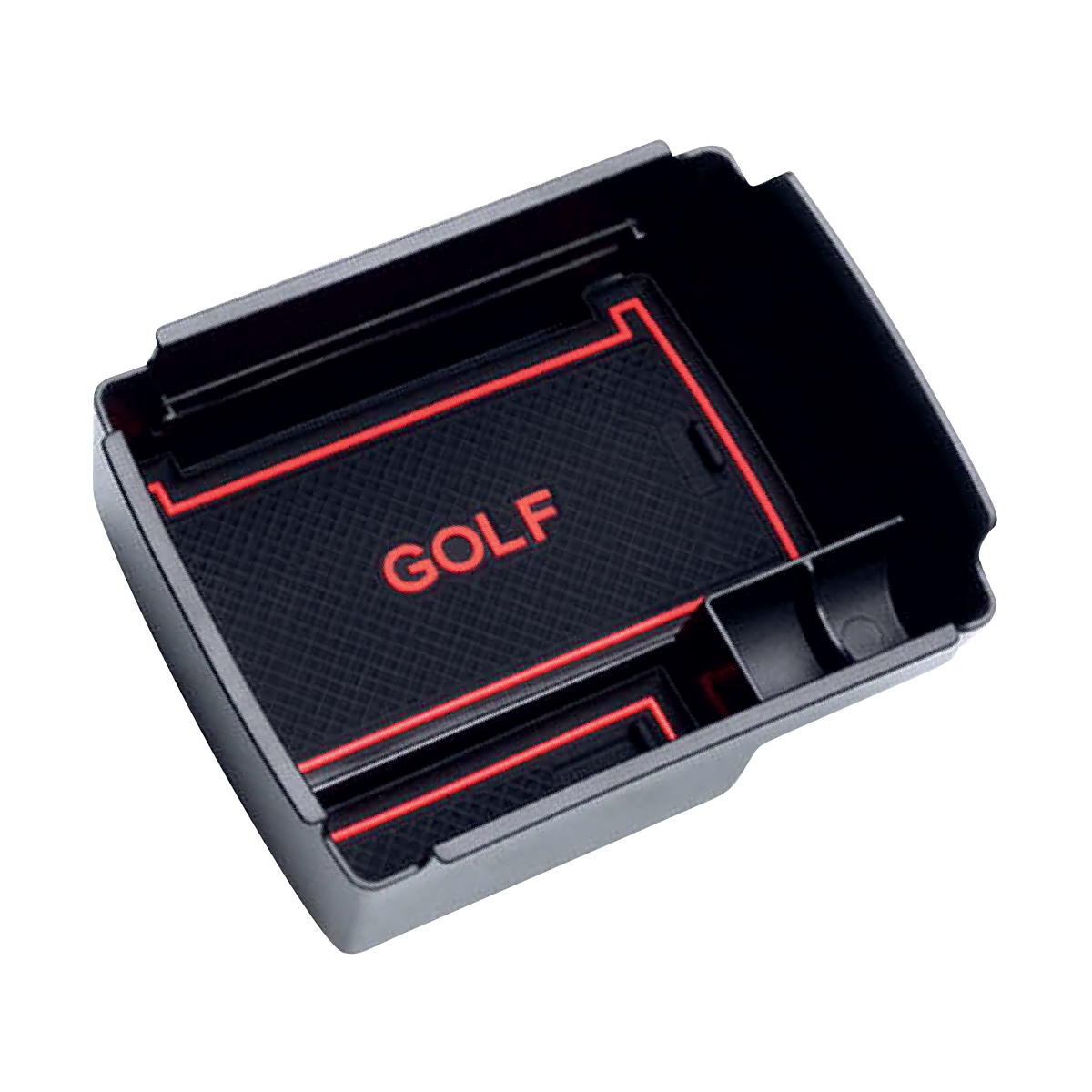 GOLF 7 ARM REST STORAGE COMPARTMENT TRAY WITH ANTI SLIP MAT-GOLF7TRAY