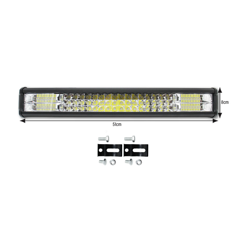 DUAL ROW LED BAR LIGHT 288 WATT 51CM x 8CM-LEDBARC10-288W