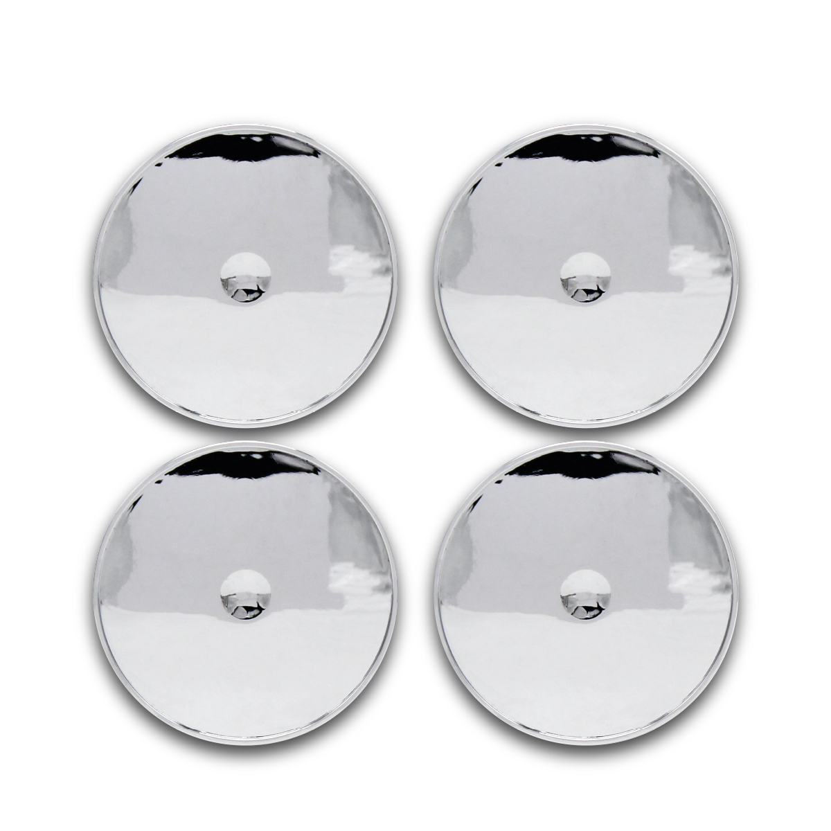 UNIVERSAL CHROME CENTER CAPS 68 MM-WHEELCAP2A