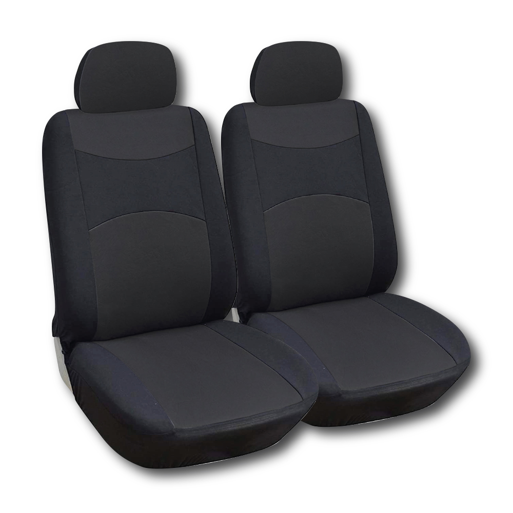 BLACK 2 DOOR SEAT COVERS SUITABLE FOR SINGLE CAB BAKKIES-SEATCOVER