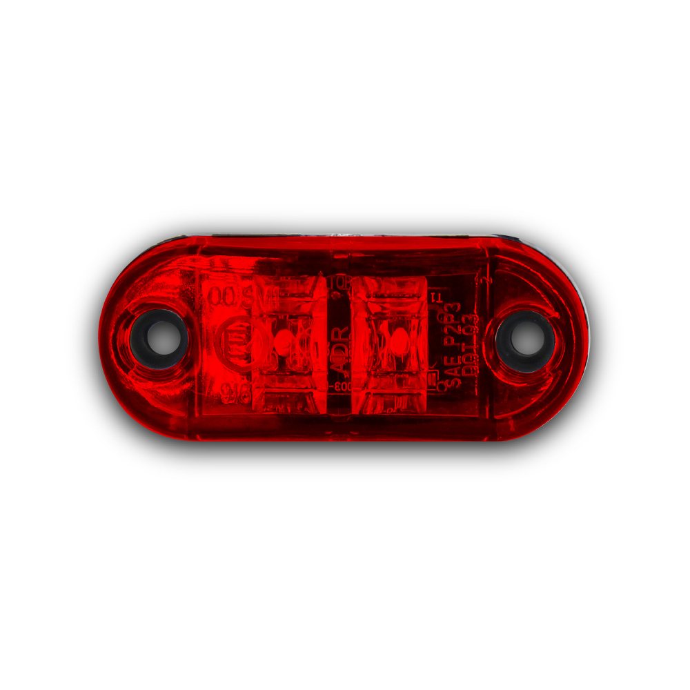 UNIVERSAL SIDE MARKER LAMP 2 LED RED-SMTOY3RED