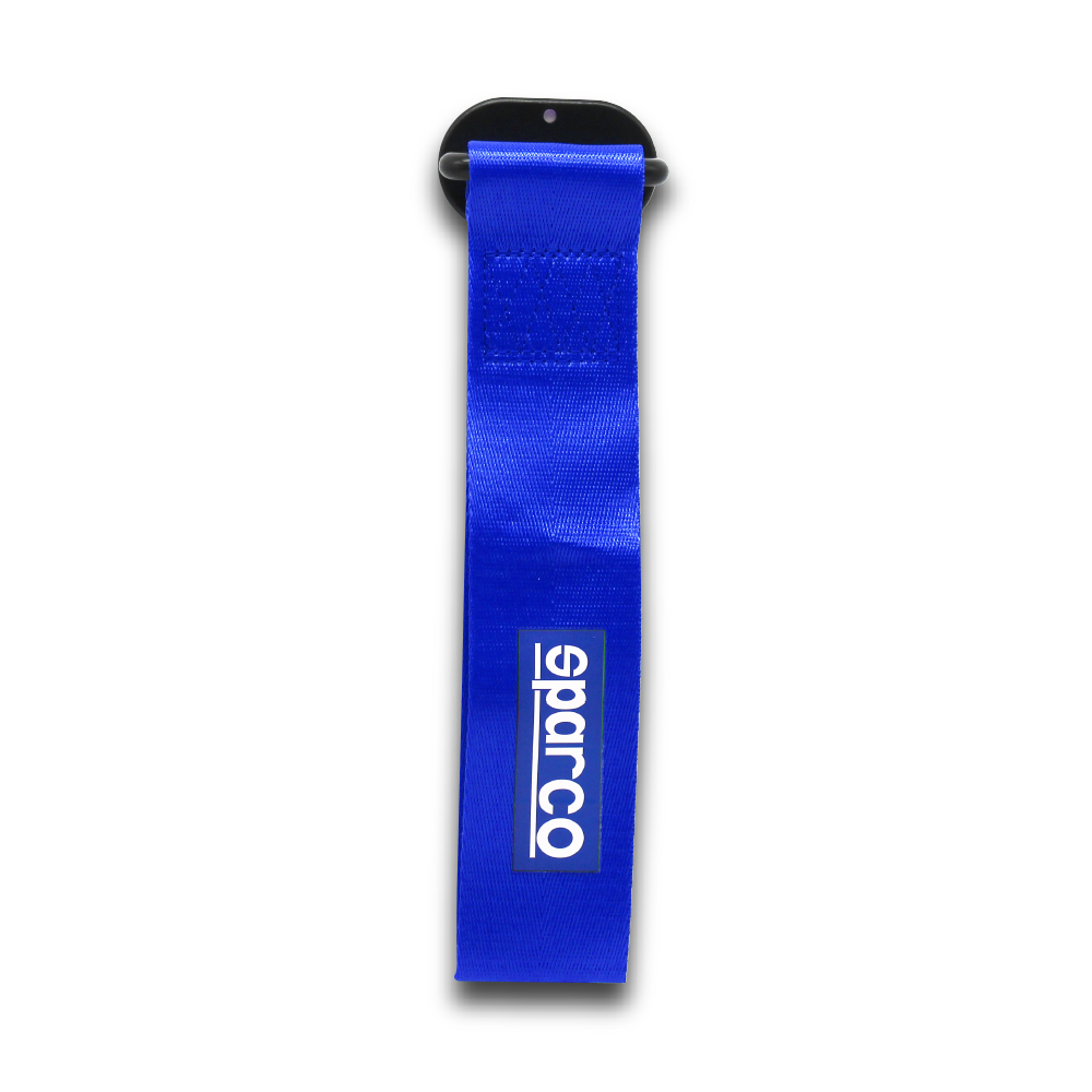 SPARCO BLUE STICK ON TOW STRAP-TOWBELTOMP