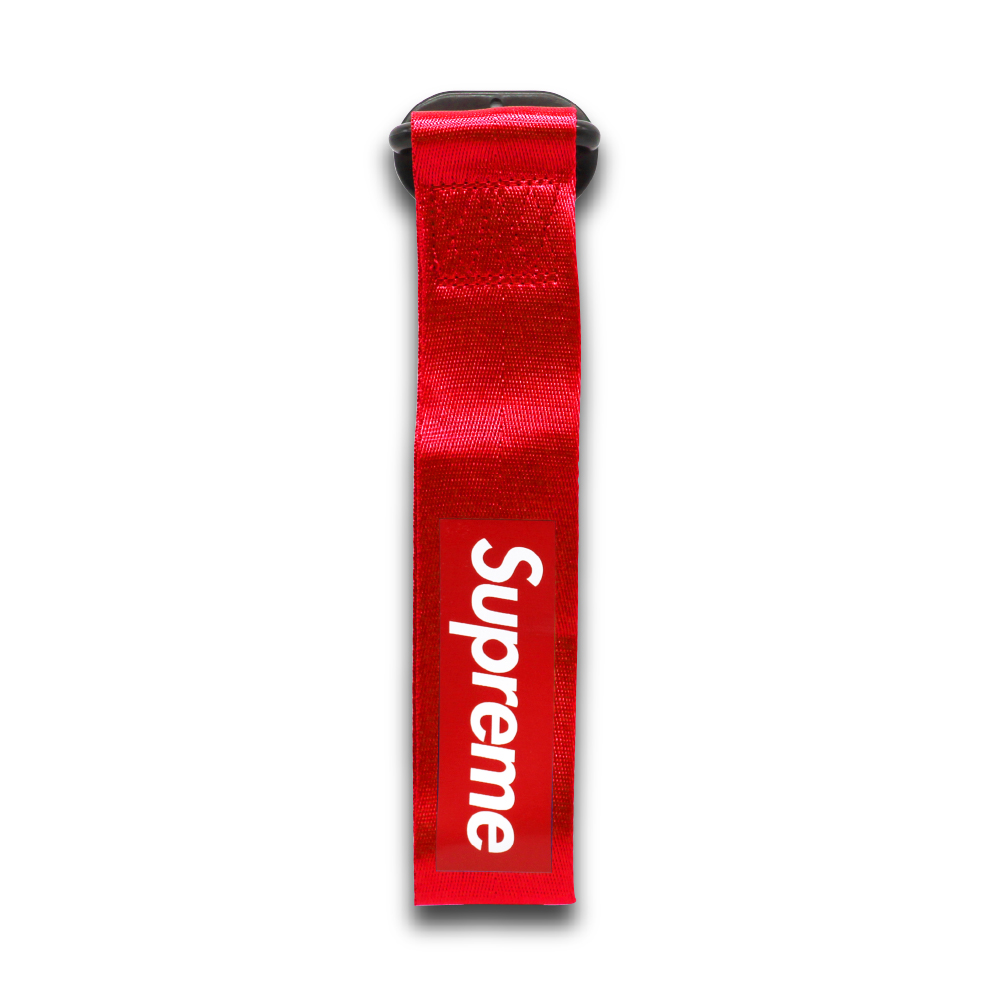 SUPREME RED STICK ON TOW STRAP-TOWBELTOMP