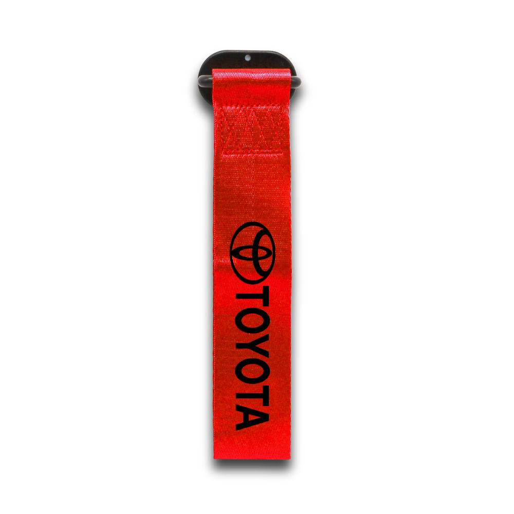 TOYOTA RED STICK ON TOW STRAP-TOWBELTOMP