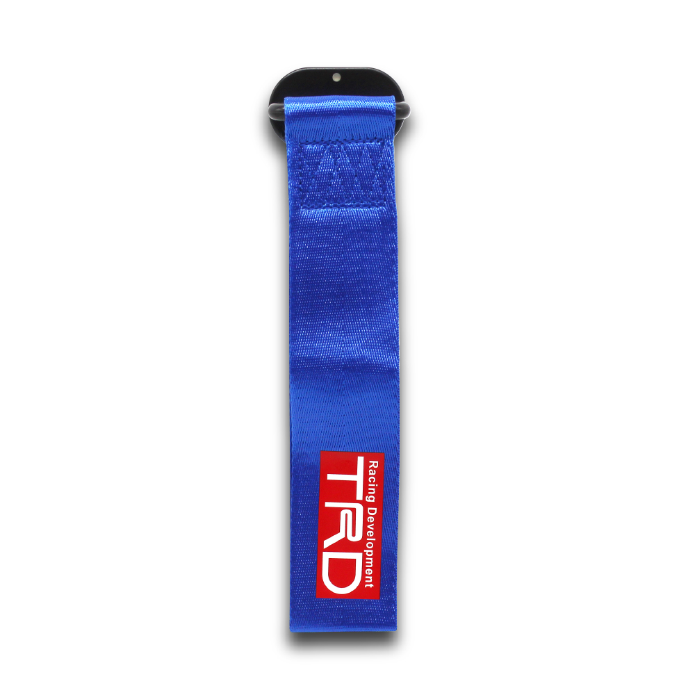 TRD BLUE STICK ON TOW STRAP-TOWBELTOMP