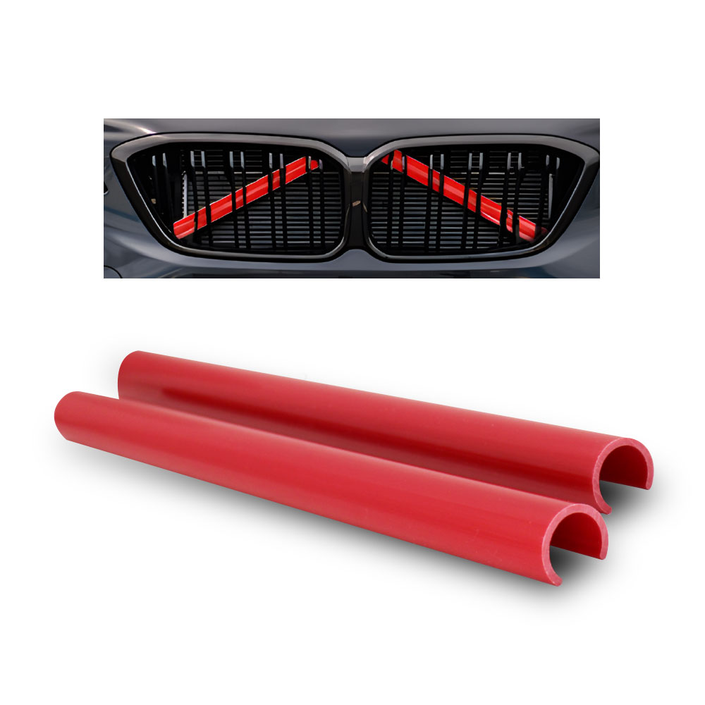 BMW F SERIES CRASH BAR COVERS RED-TM110CRASHARED