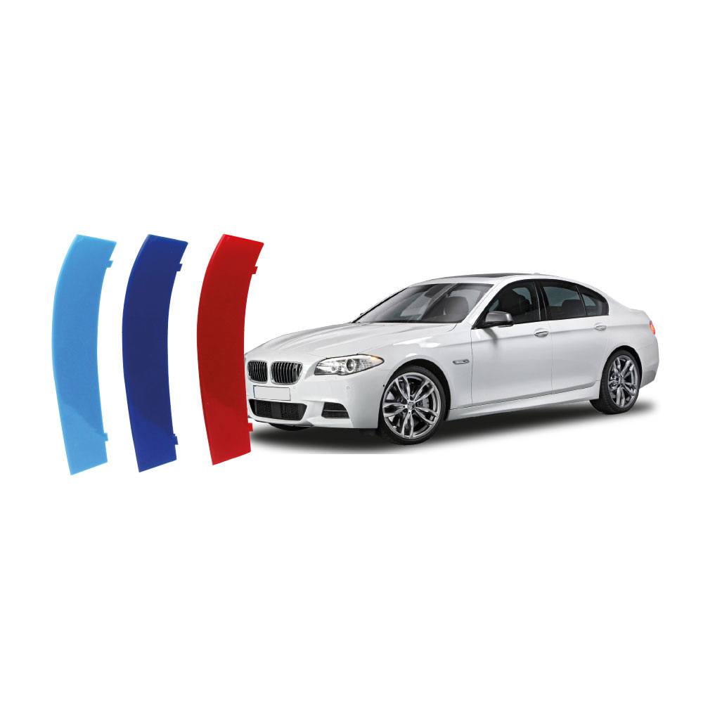 BMW-F10-5-SERIES-2011-2013-M-COLOUR-KIDNEY-GRILL-CLIPS-NO-LOGO-BMWGF10