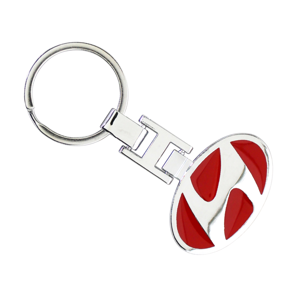 HYUNDAI METAL SWATCH KEYRING RED-KEY1HYU