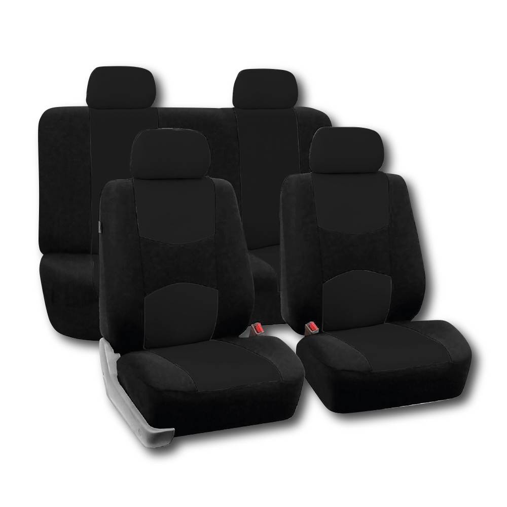 UNIVERSAL BLACK 4 DOOR SEAT COVERS-SEATCVRSPORT