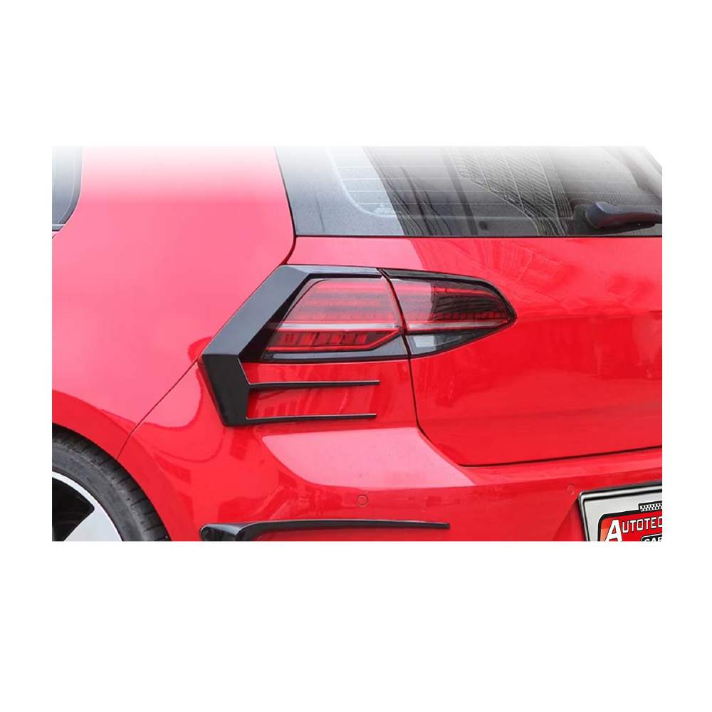 GOLF 7 TAILIGHT TRIM RAZOR GLOSS BLACK-GOLF7CANRAZ