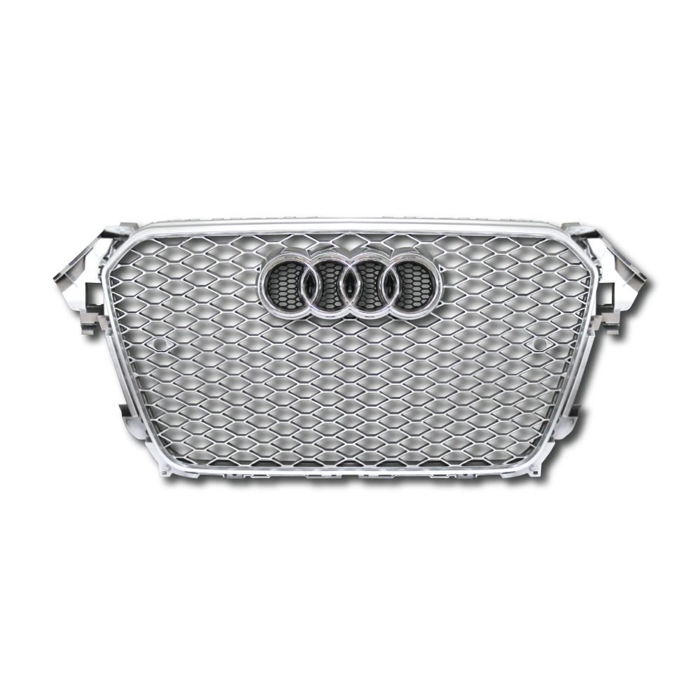 AUDI A4 2013+ B8.5 RS SILVER & SILVER GRILLE-AUDIGA413SS