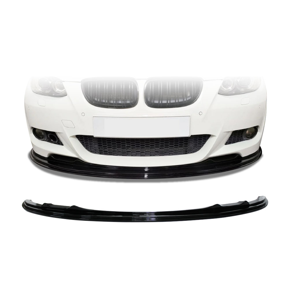 BMW E92 2005+ M PERFORMANCE FRONT LIP GLOSS BLACK-BMWE92FSP05