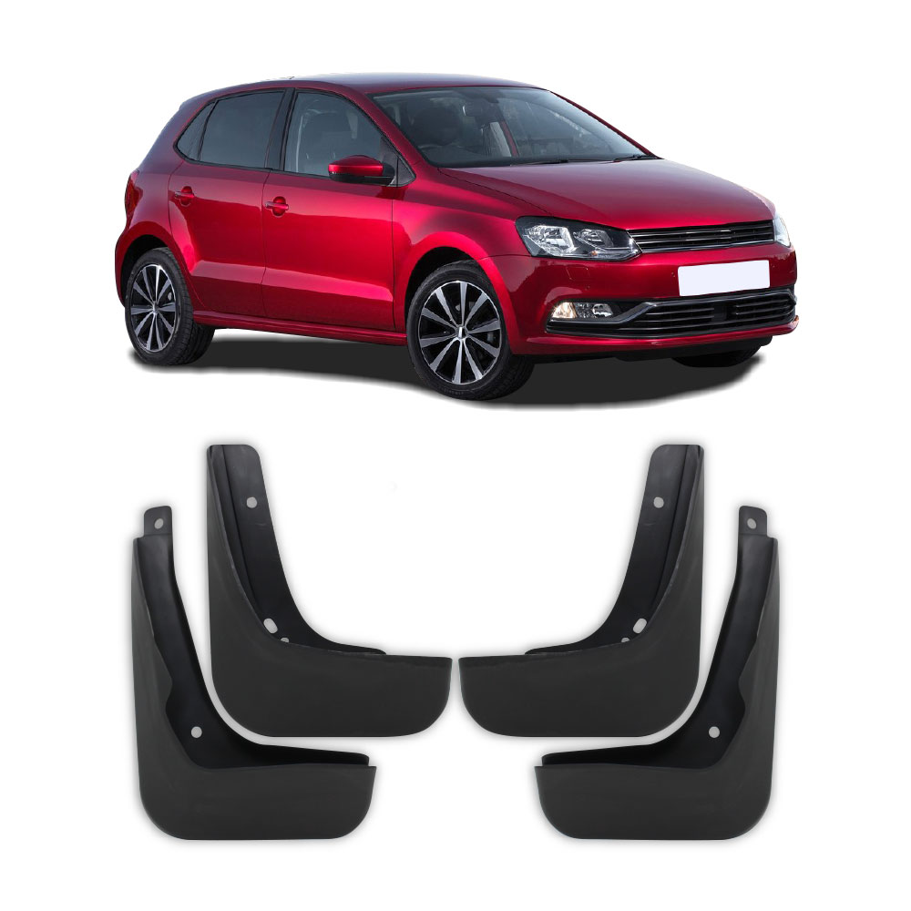 POLO 2015+ TSI SHORT MUDFLAPS 4 PIECE SET-MFVWP05STSI