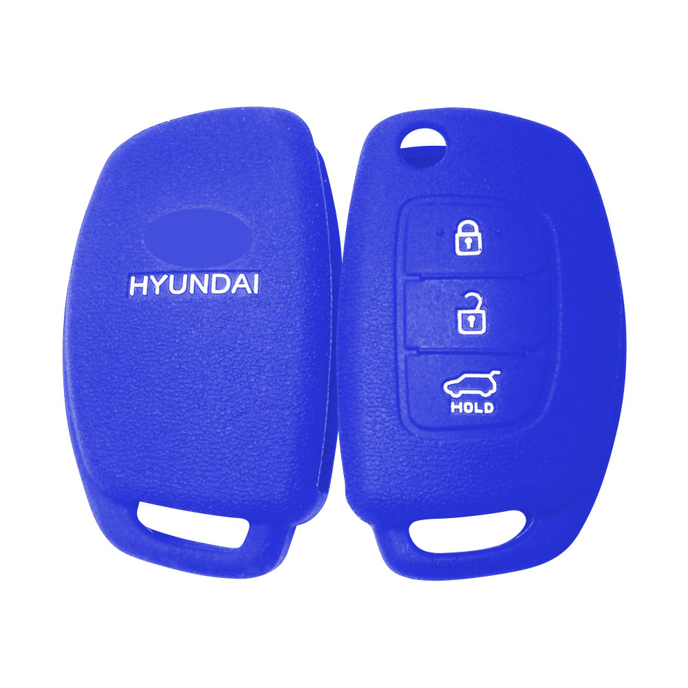 HYUNDAI-3-BUTTON-SILICONE-KEY-FOB-CASE-BLUE-NO-LOGO-KEYPOUCHHYNEW