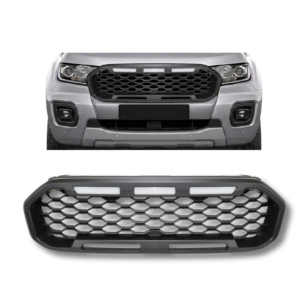 RANGER T8 2018+ SMALL STEALTH LED GRILL BLACK-D9-FDGT8SSTLED