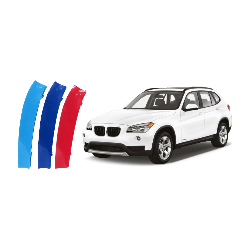 BMW-X1-E84-2010-2015-M-COLOUR-KIDNEY-GRILL-CLIPS-NO-LOGO-BMWGE84