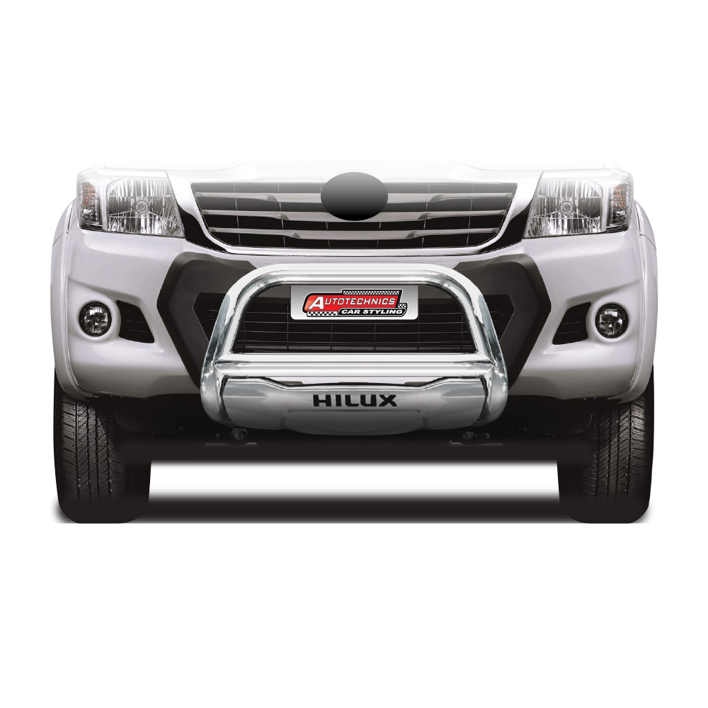 HILUX 2005 - 2012 NUDGE BAR WITH SKID PLATE HILUX INSCRIPTION-NBBTY0512