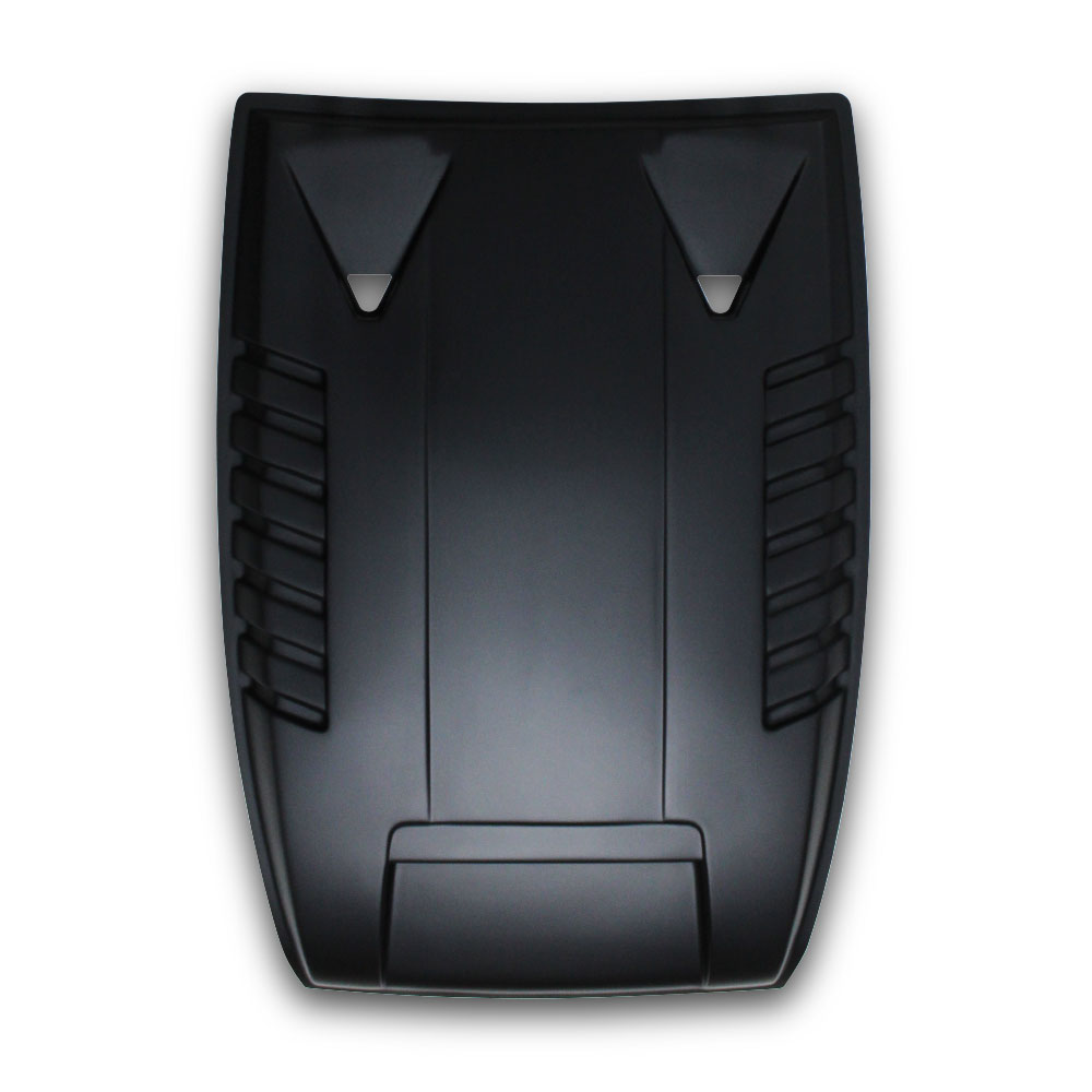 RANGER 2012+ V STYLE BONNET SCOOP BLACK-D9-FD0611