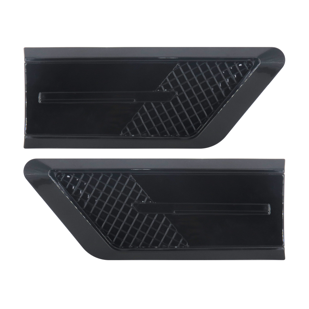 UNIVERSAL FENDER VENT ARROW STYLE GLOSS BLACK-TM2104GB