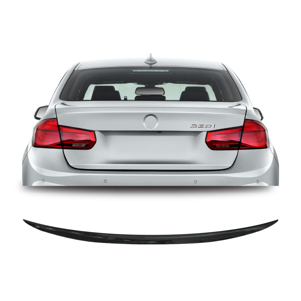 BMW F30 2011-2019 SLIM BOOT SPOILER GLOSS BLACK-BMWF30BSPCL