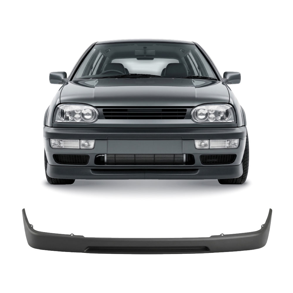 GOFL 3 VR6 BONRATH PLASTIC FRONT LIP 2 PIECE BLACK-VR6