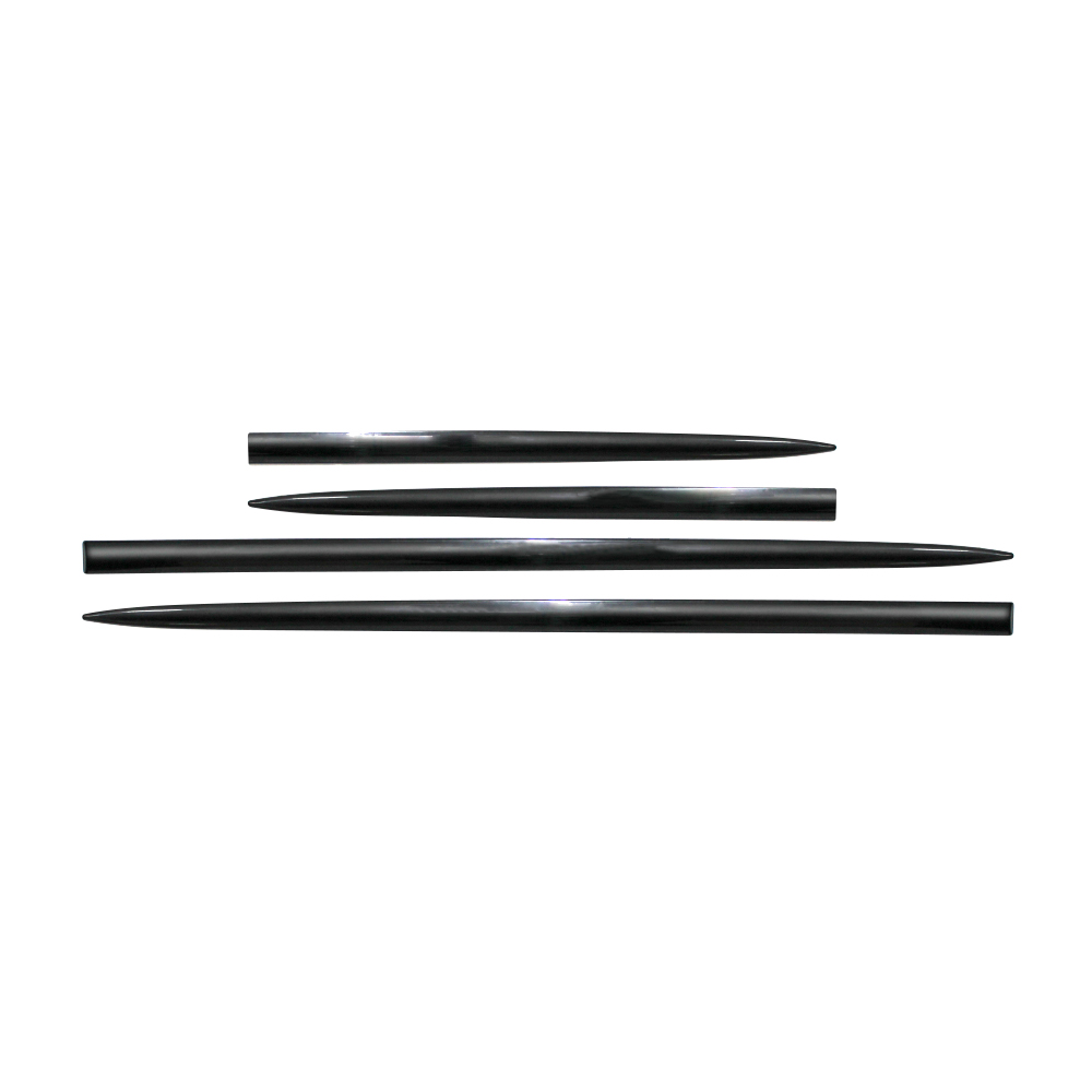 UNIVERSAL DOOR BEEDINGS BLACK 4 PIECE-BEEDINGBK