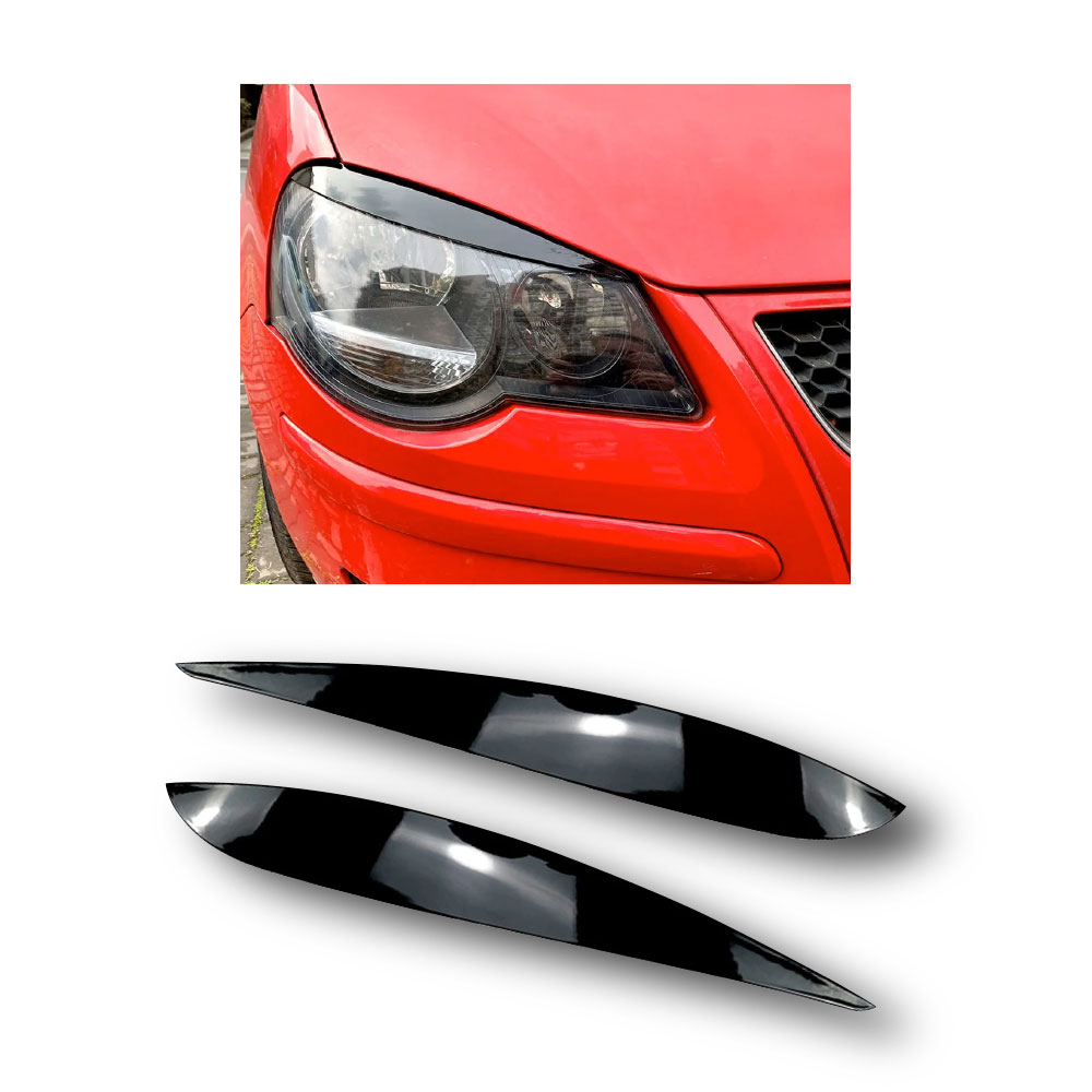 VW POLO 9N + VIVO EYELIDS GLOSS BLACK- EYELIDSVW1