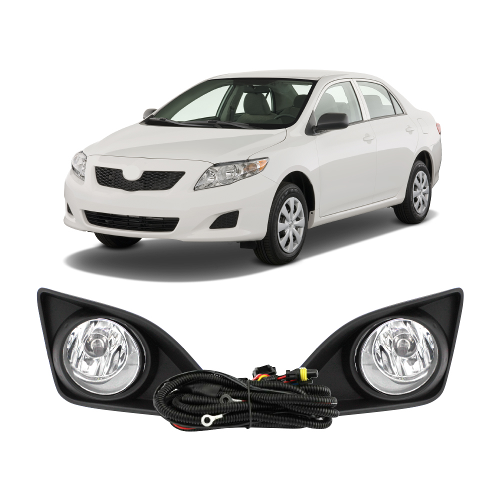 COROLLA PROFESSIONAL 2007+ FOG LIGHTS WITH WIRING-SLTOY214