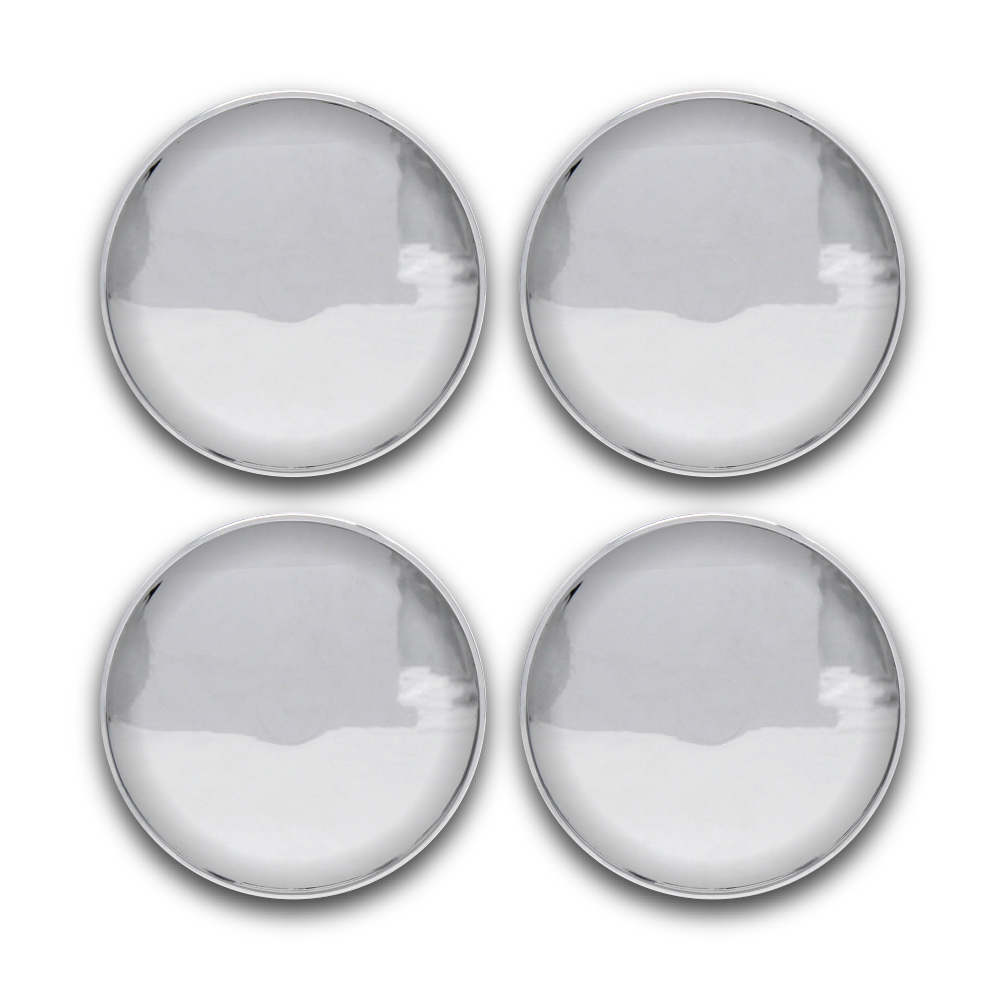 UNIVERSAL CHROME CENTER CAPS 65mm-WHEELCAP165MM