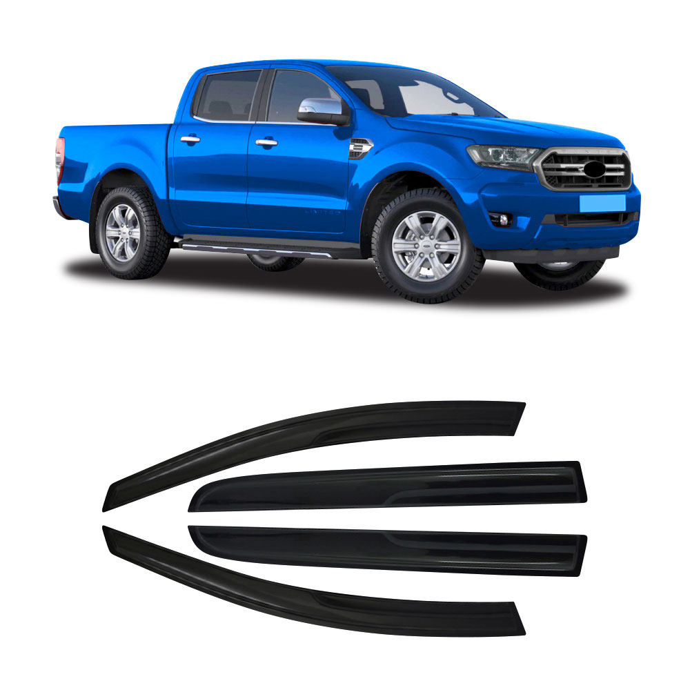 SUITABLE TO FIT RANGER 2012+ DOUBLE CAB T6 & T7 INJECTION BLACK ...